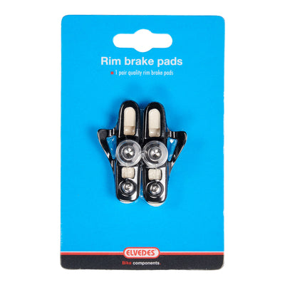 Elvedes pastillas de freno de llanta (1 par) Road55mm blanco alu shm.6835-CARD