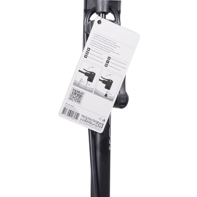 hogedrukpomp Basic 60 cm zwart