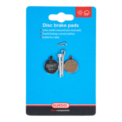 Juego de pastillas de freno de disco Carbono Metalizado Alhonga SNG