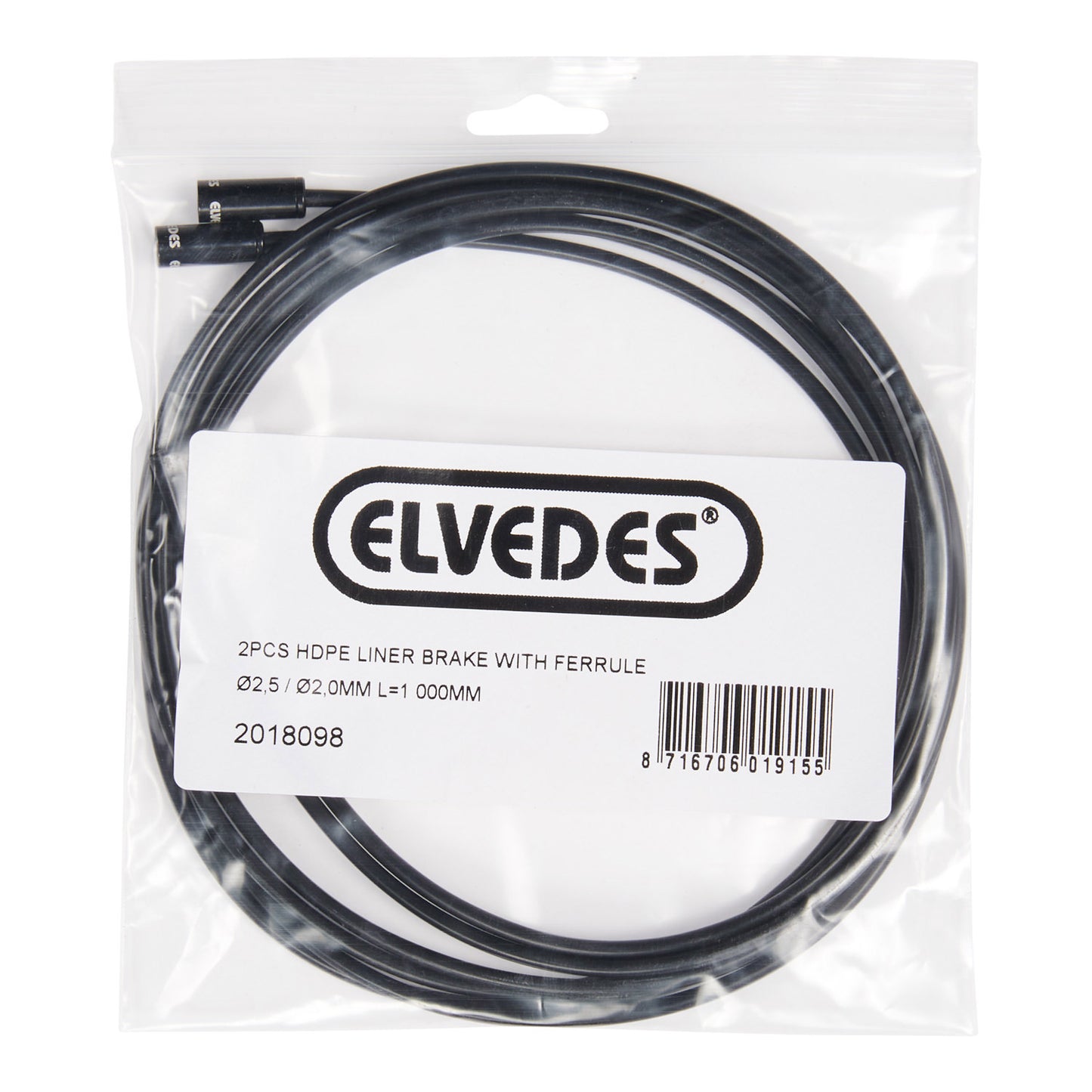 Elvedes kabed elv innerliner rem 2.5 2.0mm 1000mm ds a 2