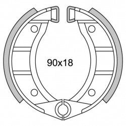 Segmento freno Newfren GF0151 Ciao, Si Ø90mm per (Spaakwiel)