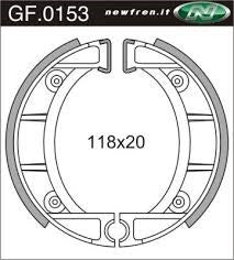 Segmento de freno newfren Newfren 153 Grimeca