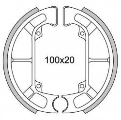 Segmentos de freno de Newfren New Fren GF0252