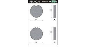 Blocco freno a disco Newfren Newfren FD0034 Kreidler