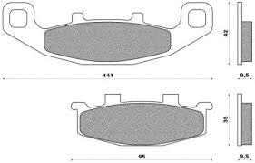 Newfren schijfremblok fd0108