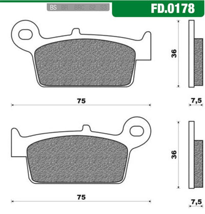 NEWfren Bloque Bloque Conjunto nuevo Fren FD0178