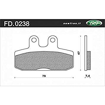 Newfren Disc Bloque de freno Newfren FD0238