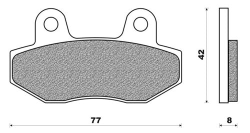 Blocco freno a disco FD0358 Cina Speedfight 3