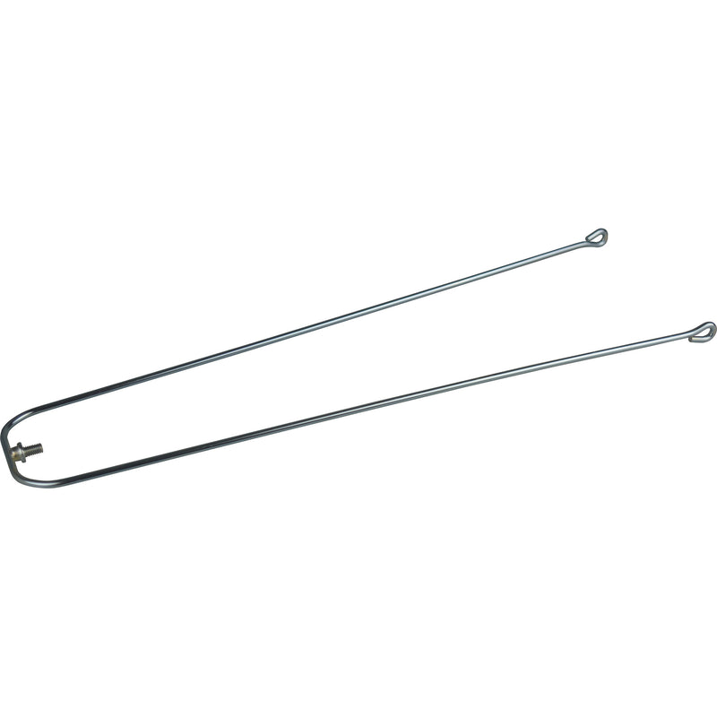 Asta parafango Eurofender 28 filetto 350mm supporto pad. zincato