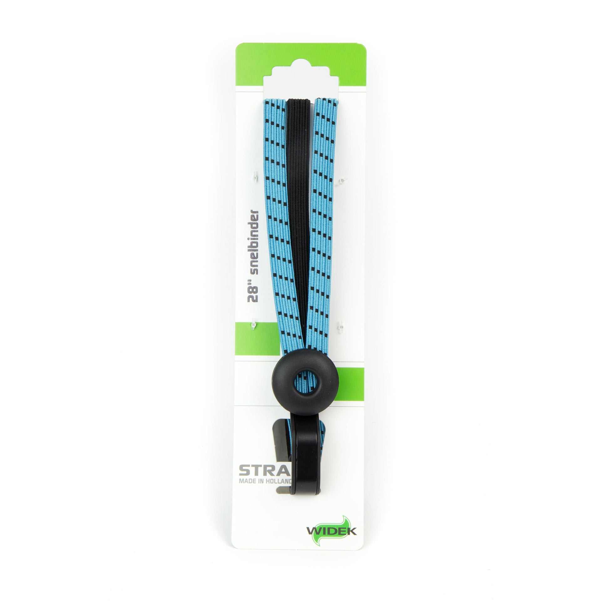 Widek triobinder eye met haak 3x12mm zwart babyblauw