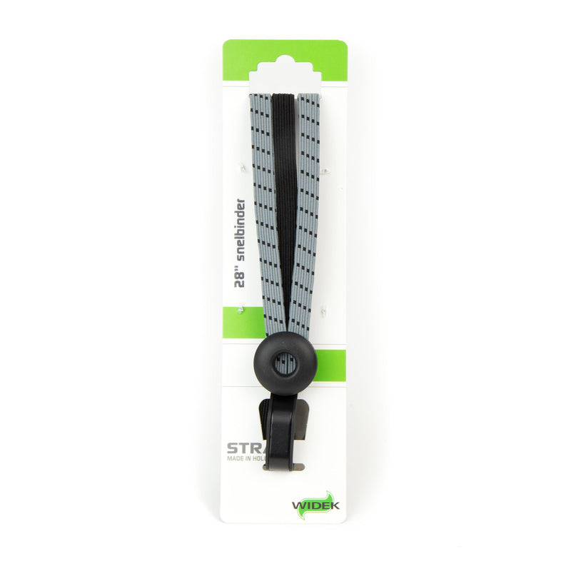 Widek triobinder eye met haak 3x12mm zwart steengrijs