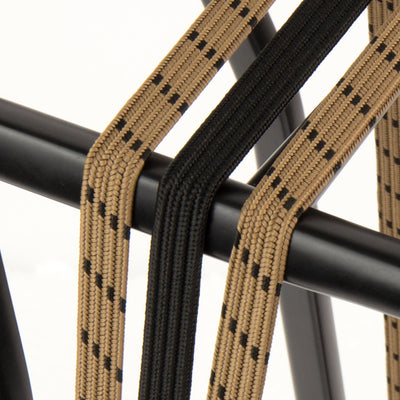 Qibbel widek triobinder eye met haak 3x12mm zwart chinin