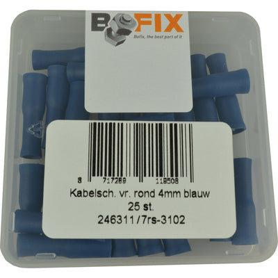 BOFIX Box A 25 Slide Plug Mujer redondo Azul 4 mm