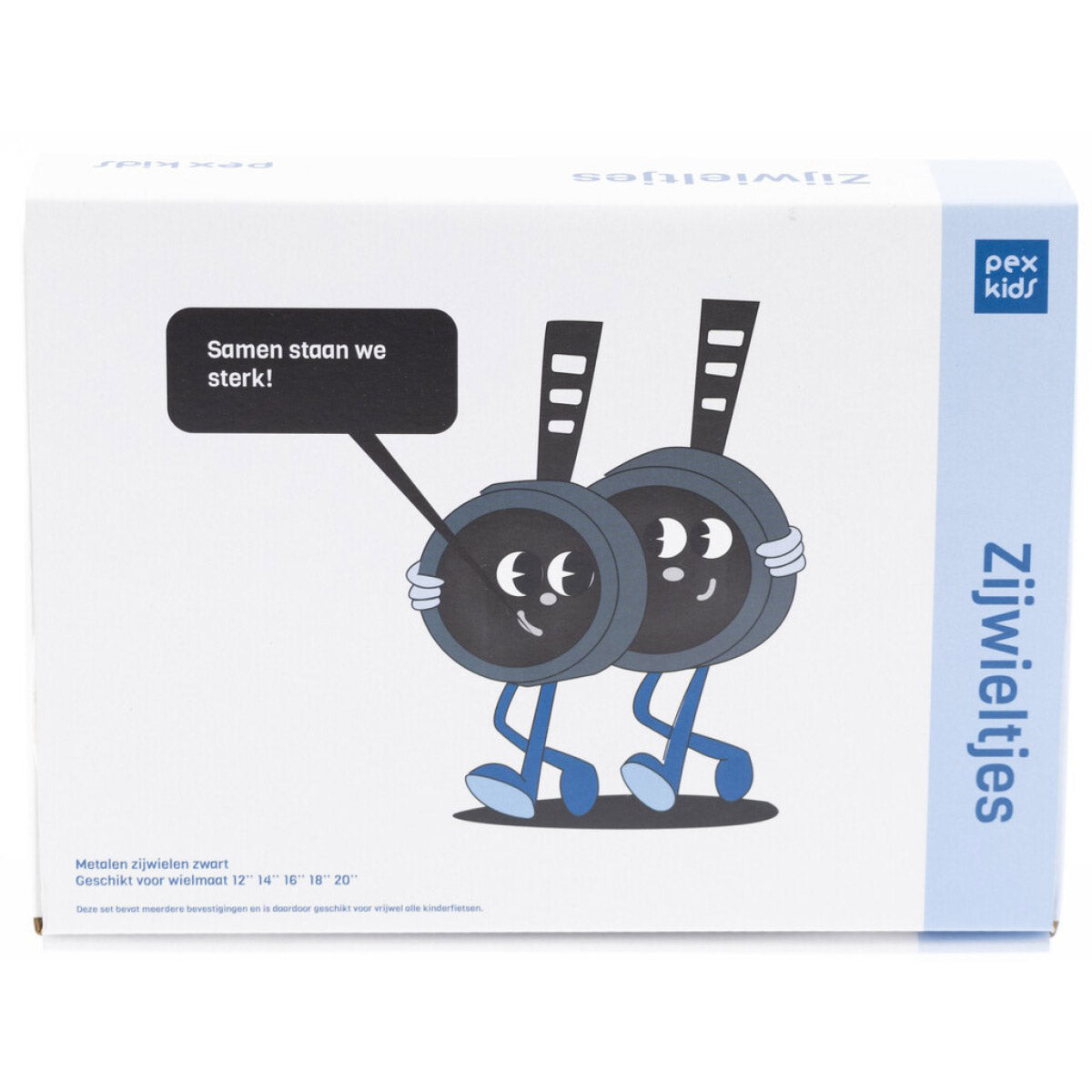Ruote da allenamento Pexkids 12-20 pollici nere