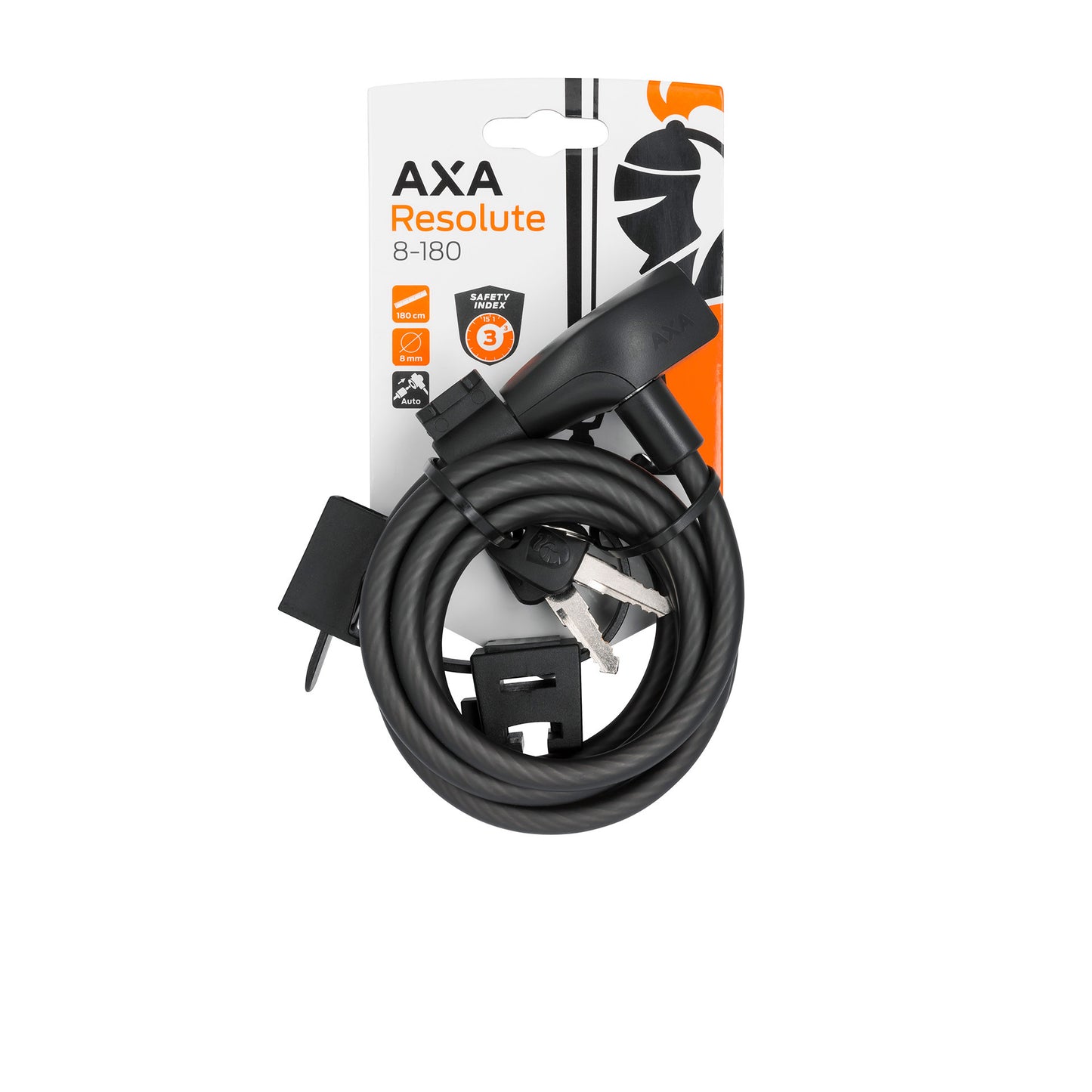 Slot AXA Cavo Blocco Risoluto 180 cm - Ø 8 mm