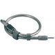 AXA RL80 15 Bloqueo de cable de bicicleta - 80 cm - Negro