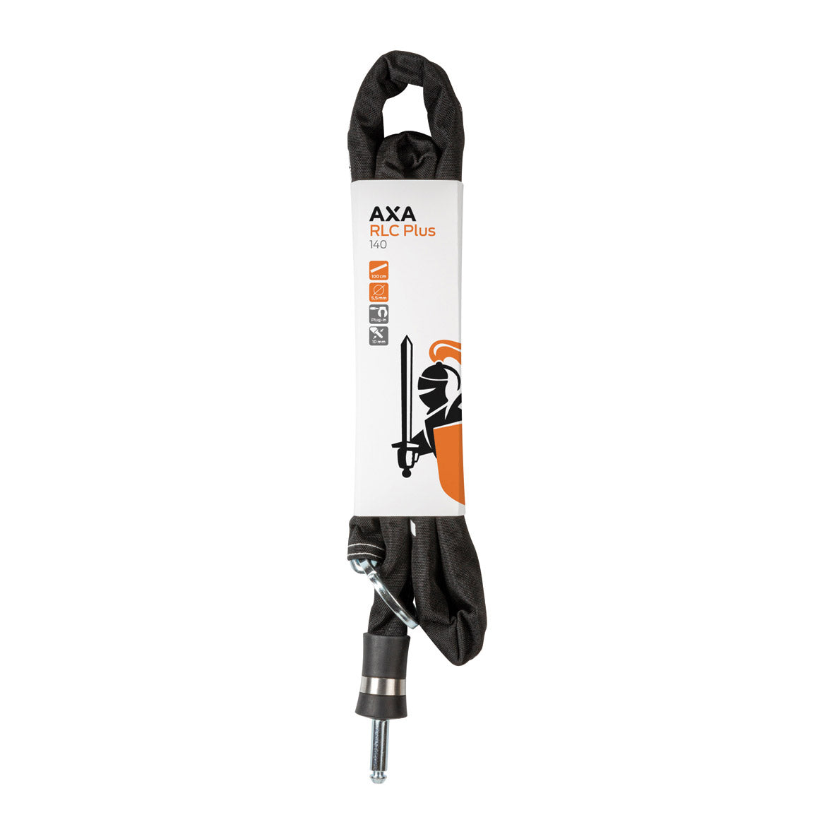 AXA RLC Plus 140 - Catena di ingresso - 140 cm - Nero - Protezione in bicicletta - Nessuna arte