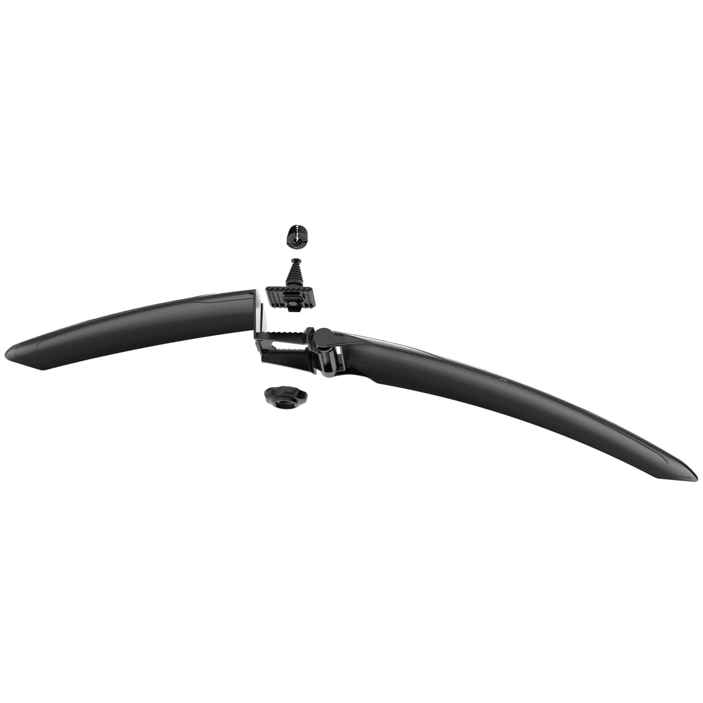 PoliSport Voorlatbord Mud -Mudguard Black