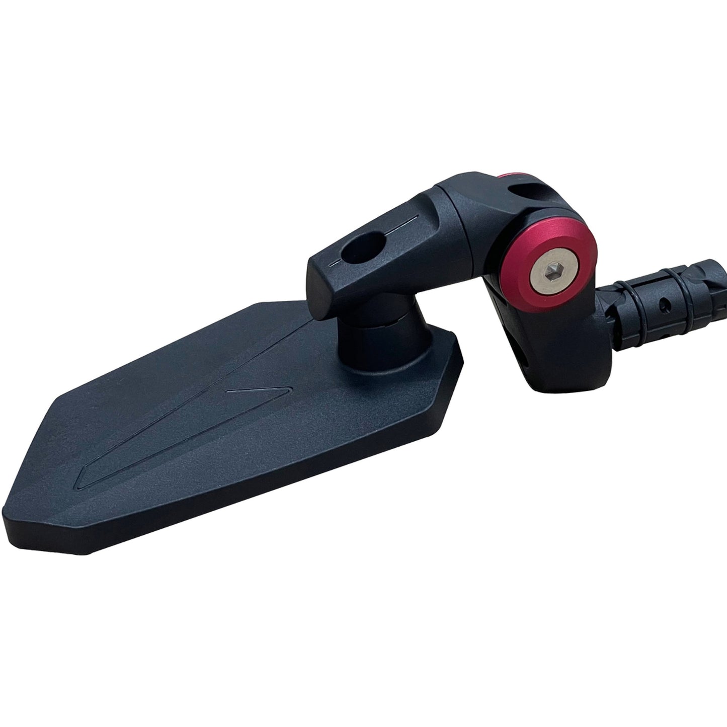Mirage evoas spiegel in stuur luxe rood geanodiseerd accent