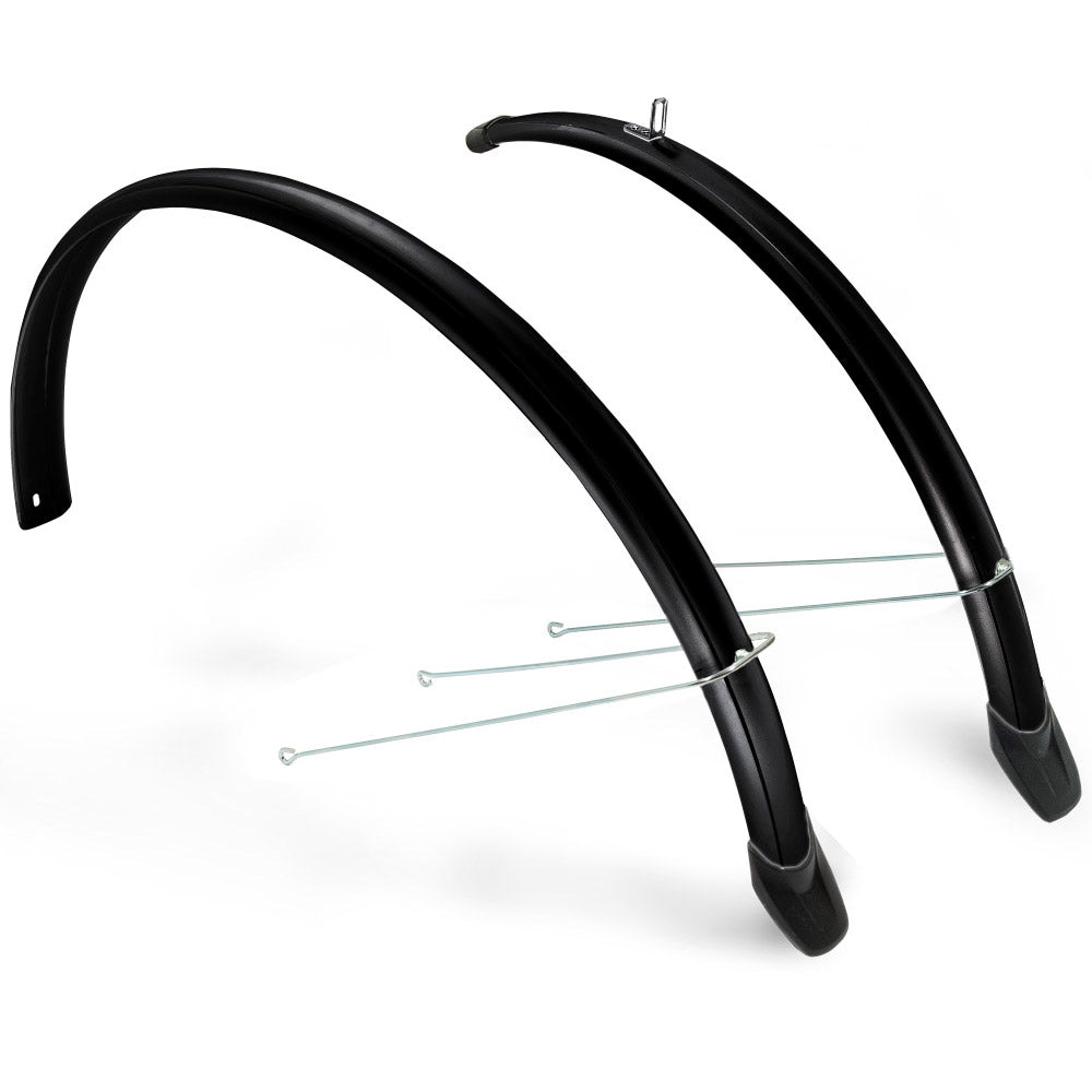 Eurofender Sufflee Set 28 pollici 58 mm di plastica nero