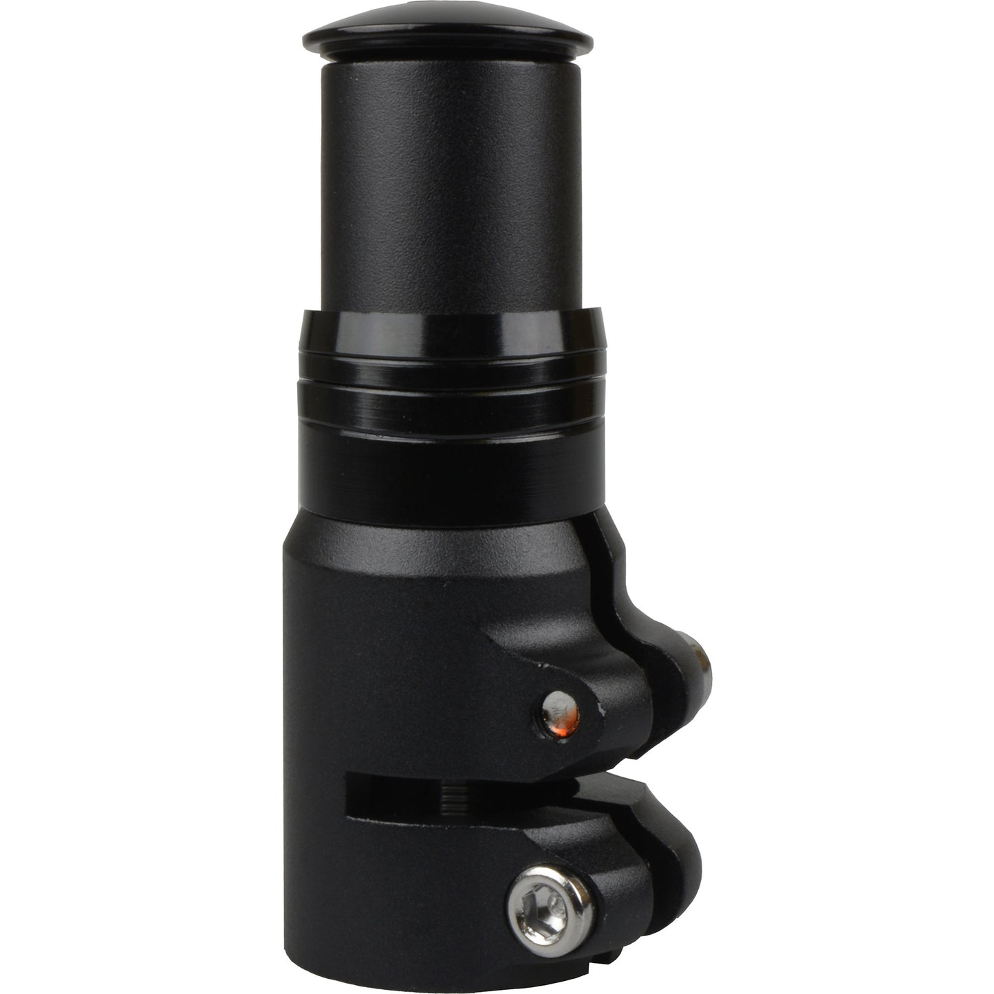 adapter 28,6 50 28,6 mm mat zwart