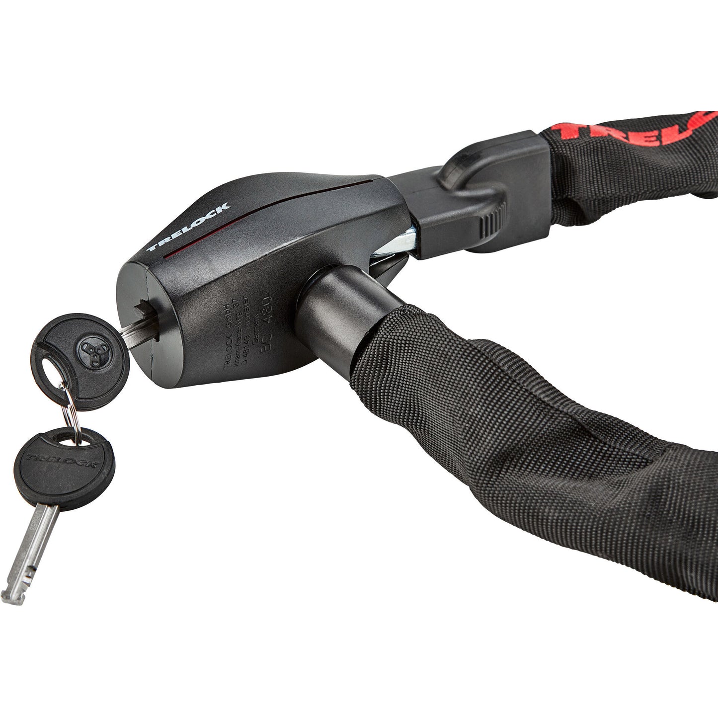 Trelock BC 480 Blocco della catena per biciclette 110 cm Nero