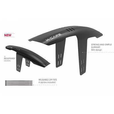 Voorbalboard X-Cape 26 27,5 29 pollici 82 mm nero