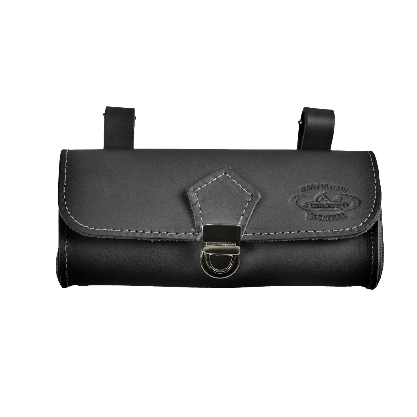 Monte Grappa Bag Saddle Cuero Negro