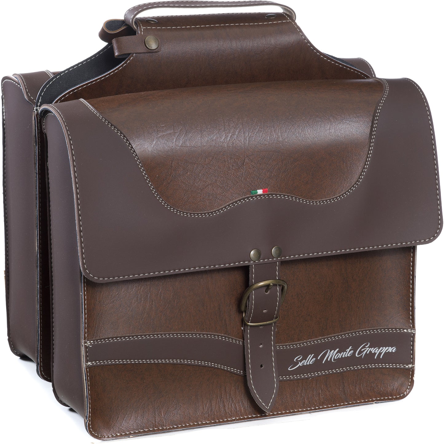 Monte Grappa Bag Double Onda Brown