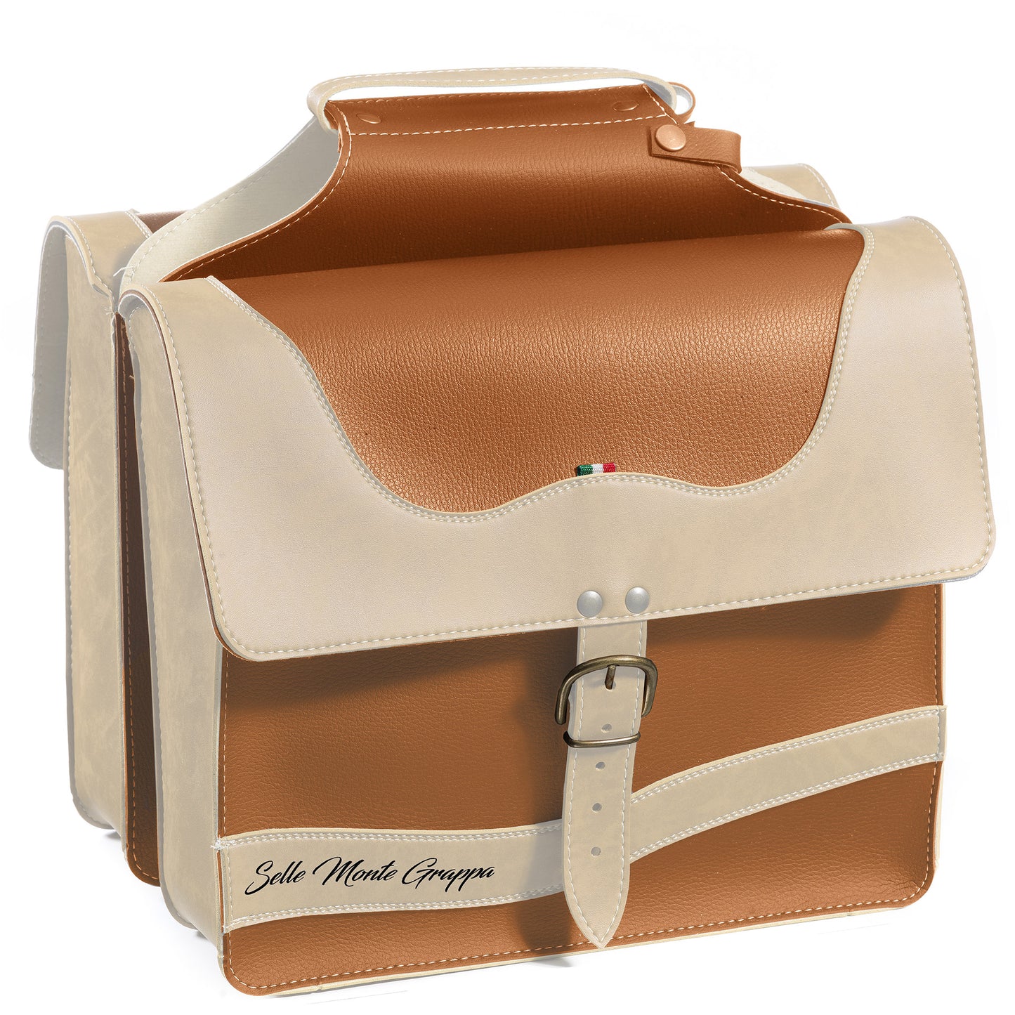 Monte Grappa Double Bag ONDA Honey Brown-White