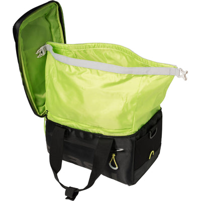 Basil Miles Trunkbag - Sporty Black Bagugh Business Bag per fondi sportivi - 7L - Lime nero