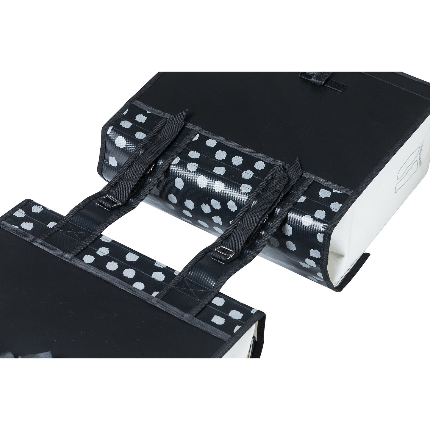 Basil Bolsa de bicicleta de carga urbana: verde negro, retotación de agua, 53L