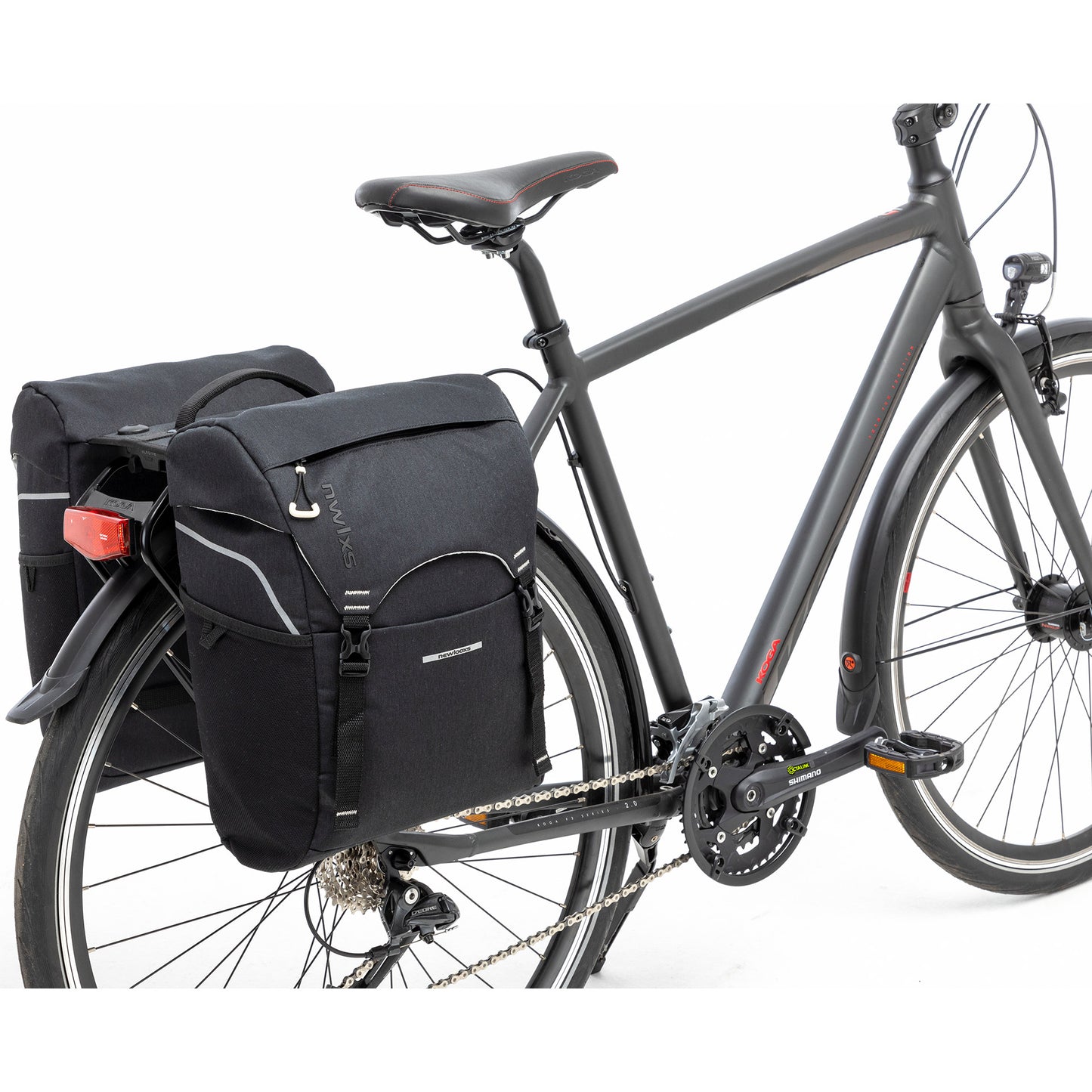 Nuevo Looxs Sports Double Bicycle Bag Black Gray