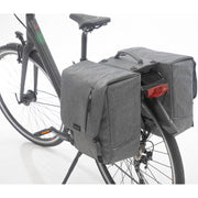 Nova Double - Double bicycle bag, gray, water -repellent - afbeelding 3