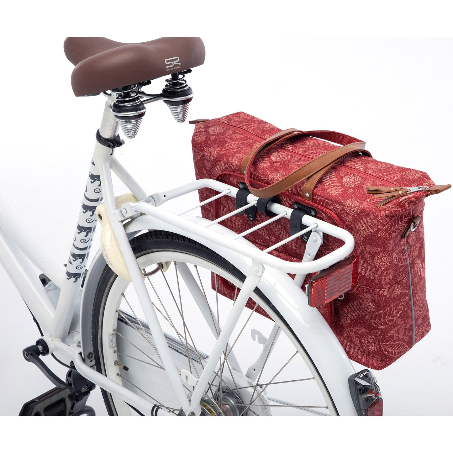 Nuova borsa per biciclette di tendo Looxs Ladies Red