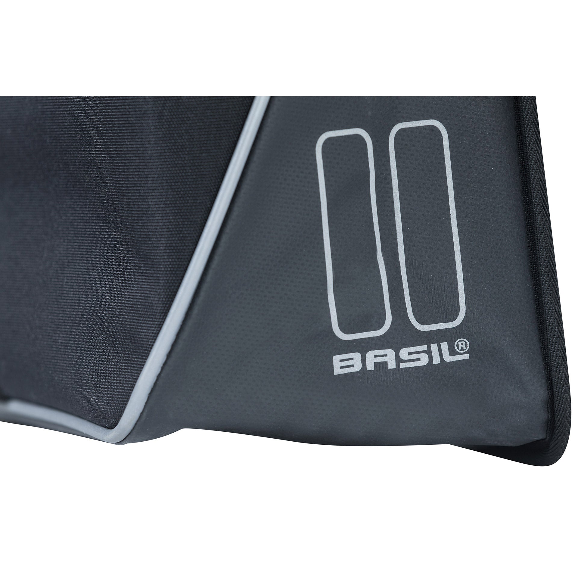 Basil Forte Double Bicycle Borsa, nero nero, acqua -repellente, 35L
