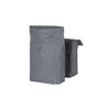 Basil Bolsa de bicicleta doble City Gray, repelente al agua, adecuado para bicicletas electrónicas, reflectantes, 28-32L
