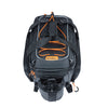 Boba de amenaza de equipaje de Basil Miles XL, naranja negra, impermeable, 9-36L, adecuado para bicicletas eléctricas