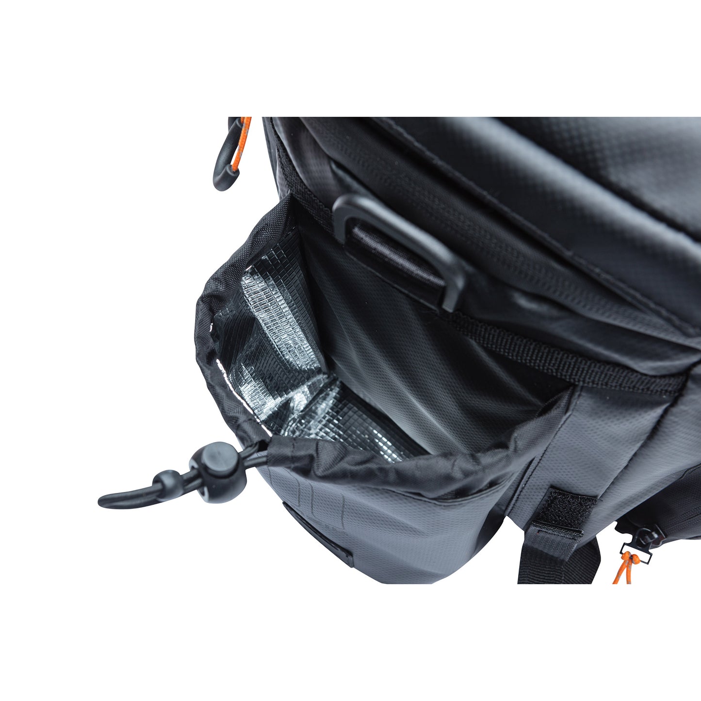 Basil Miles XL PRO BAGGI BAGGIO BAGGIO, arancione nero, impermeabile, 9-36L, adatto alle biciclette elettriche