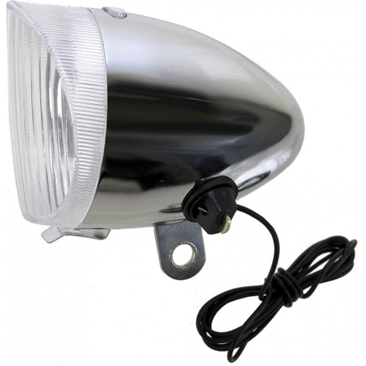 Faro halógeno dinamo plateado