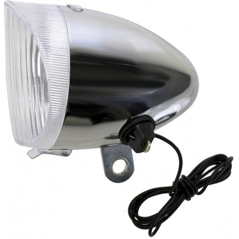 Faro halógeno dinamo plateado