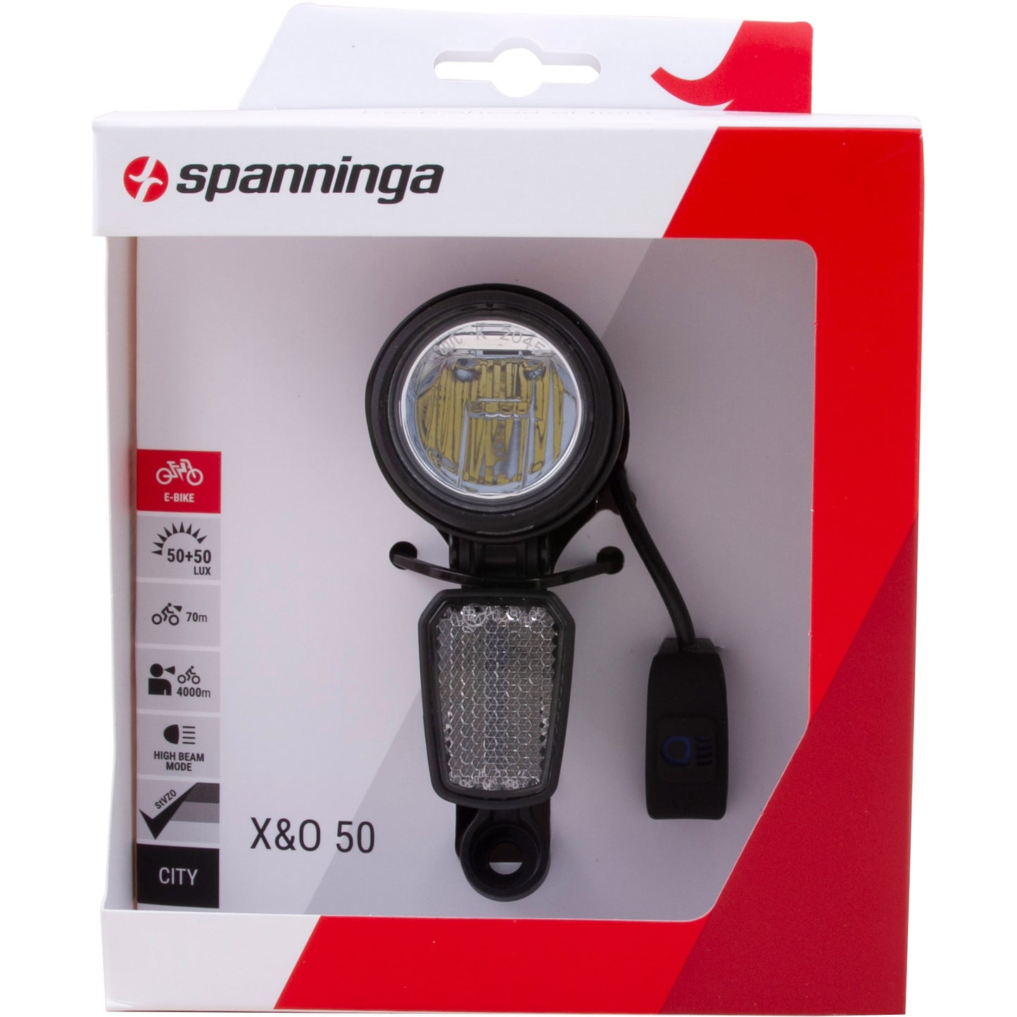 Spanninga Headlight x o 50 xeaftc 6-36vdc + reflector