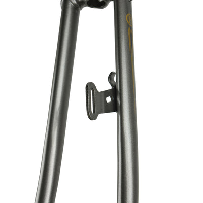 Forcella 28 sp tamburi freno nuda grigio