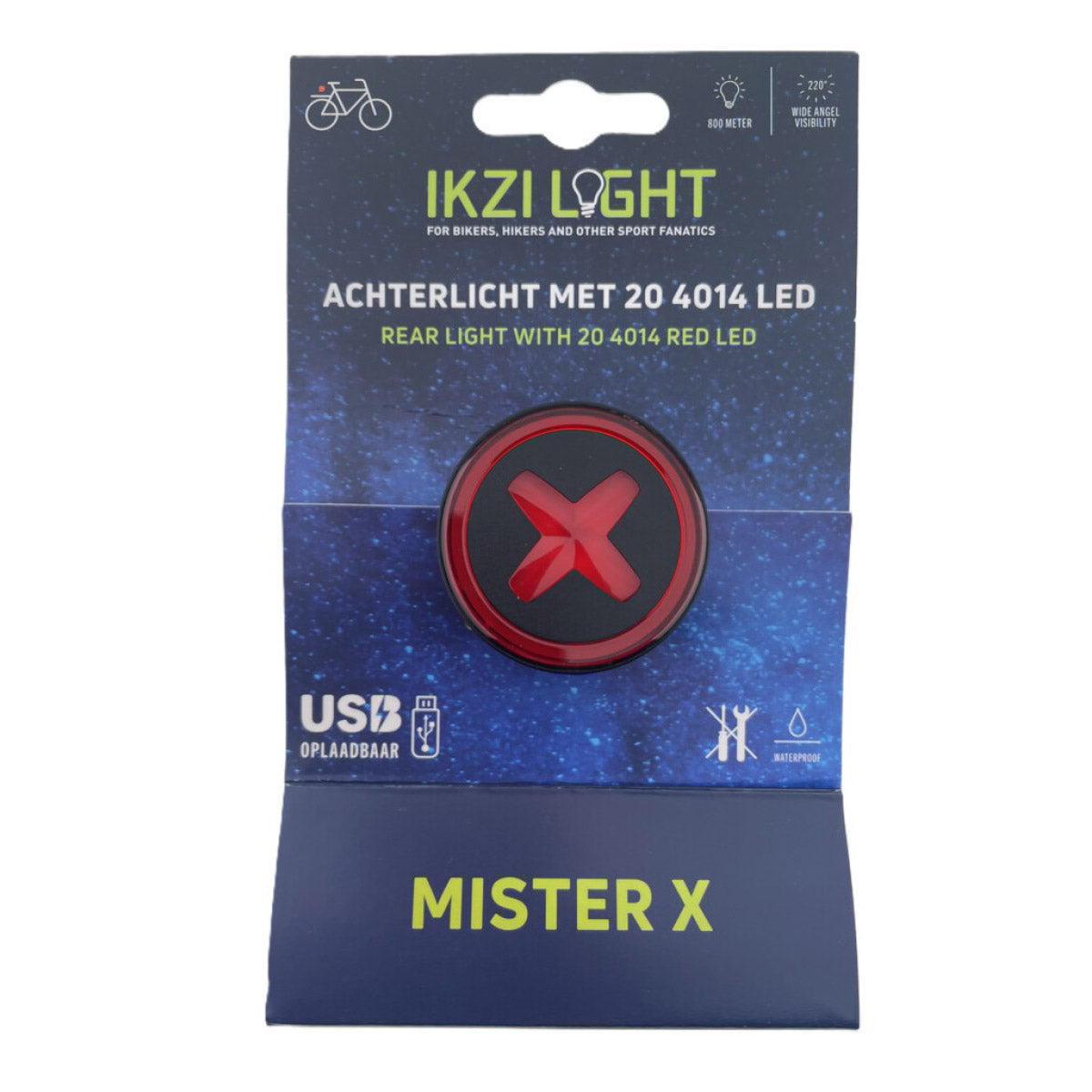 Ikzilight coerente Mr X 4014 LED USB ricaricabile