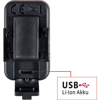 Batteria Li-On LIGHT RL VDO RED RED RL USB