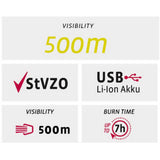 Lighting set VDO Eco Light M60 USB + Red Plus USB - afbeelding 5