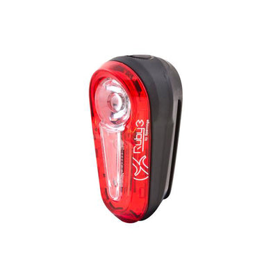 Spanninga de luz trasera Ruby3 XB Flash 3 LED incluye baterías
