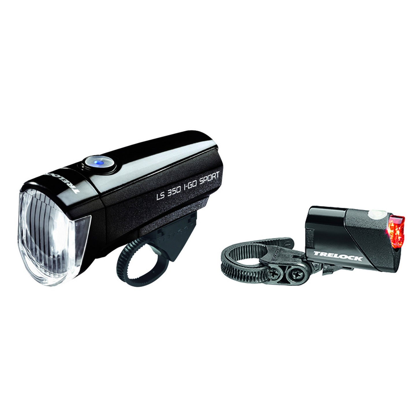 Set di illuminazione TRELOCK LS350 + LS710 I -GO Sport - Nero