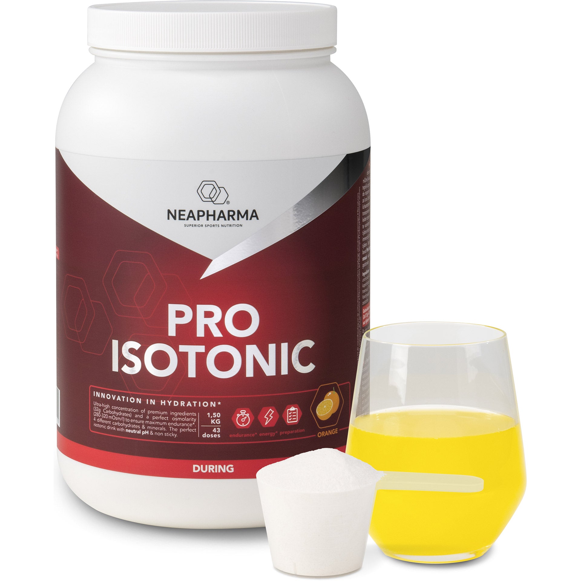 Neapharma Neapharma in polvere isotonico arancione isotonico pentola 1,5 kg