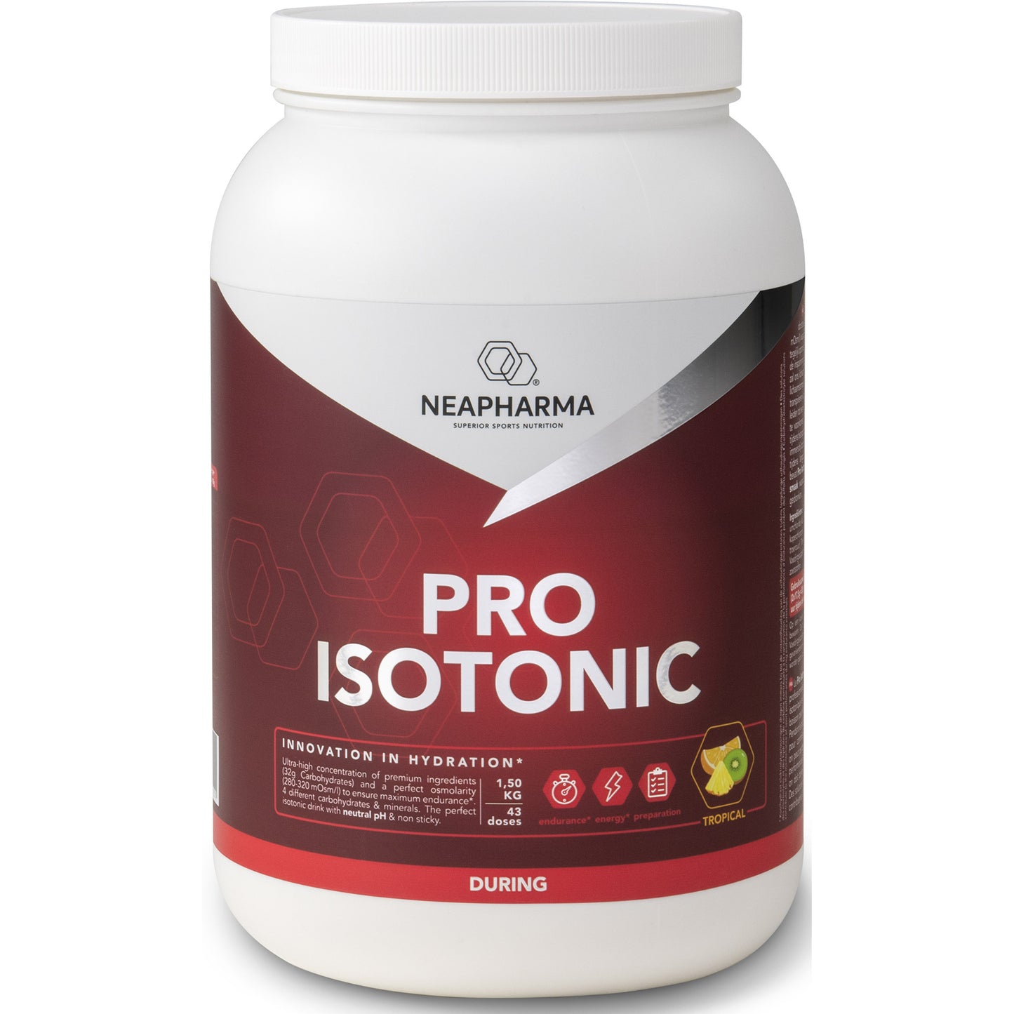 Neapharma Neapharma isotoon poeder Isotonic tropical pot 1,5kg